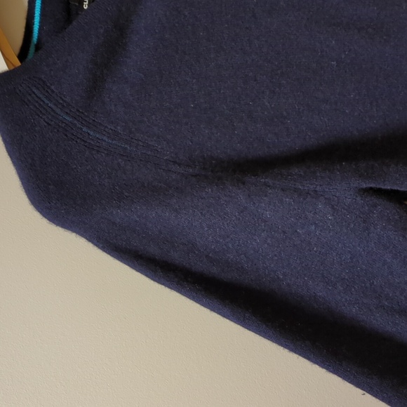 🔥Price Drop🔥🎉HP🎉❄️Club Monaco Men's Lightweight 100% Cashmere V-Neck Sweater - Picture 6 of 8